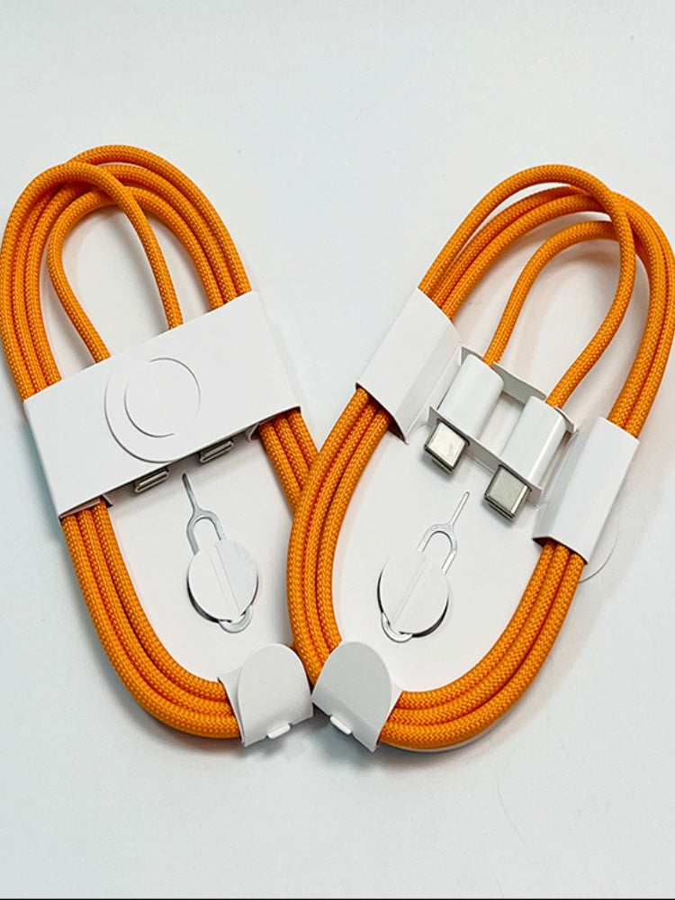 17 PRO | USB-C 60W Charging Cable 1 Meter and Premium Orange Edition - High Speed