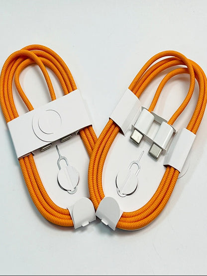 17 PRO | USB-C 60W Charging Cable 1 Meter and Premium Orange Edition - High Speed